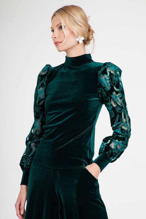 Nola Top – Teal Petal