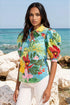 Sadie Collared Half Sleeve Shirt Top - Matisse