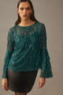 Sequin Fringe Acadia Top – Glitter Pine