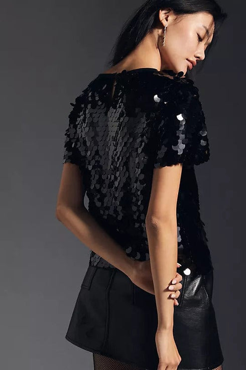 Sequin Tee
