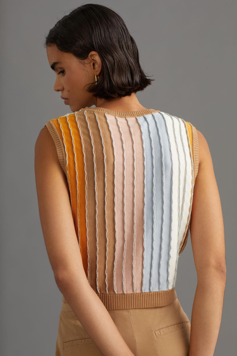 Eva Franco - Cheetah Mash Embroidered Top