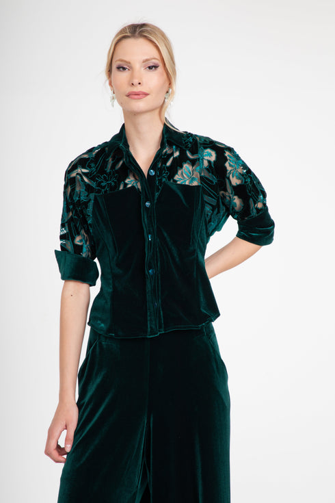 Sibella Top – Teal Petal