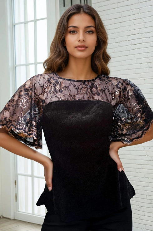 Sophie Top - Copper Lace