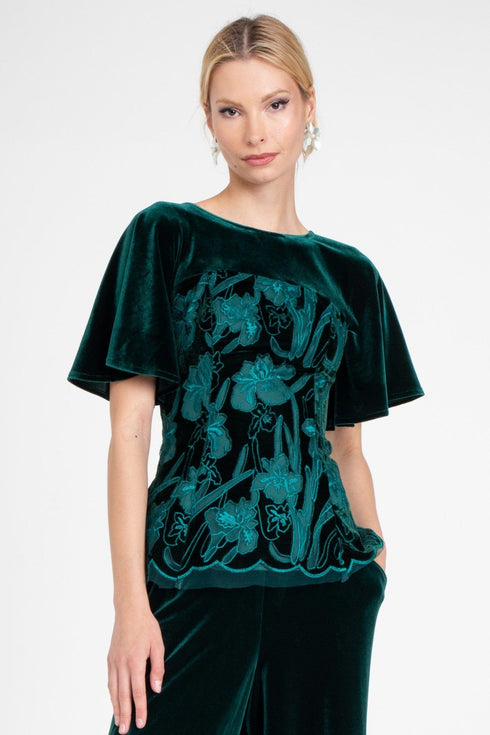 Sophie Top – Teal Petal