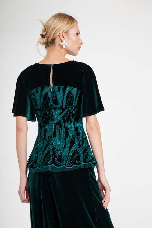 Sophie Top – Teal Petal