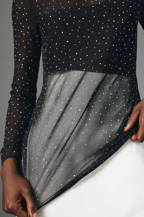 Starlight Long-Sleeve Sheer Tunic