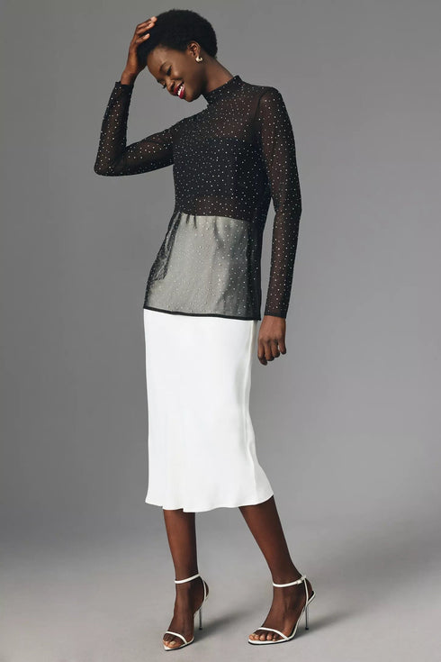 Starlight Long-Sleeve Sheer Tunic