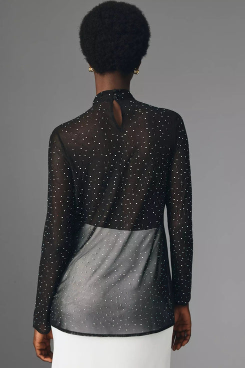 Starlight Long-Sleeve Sheer Tunic