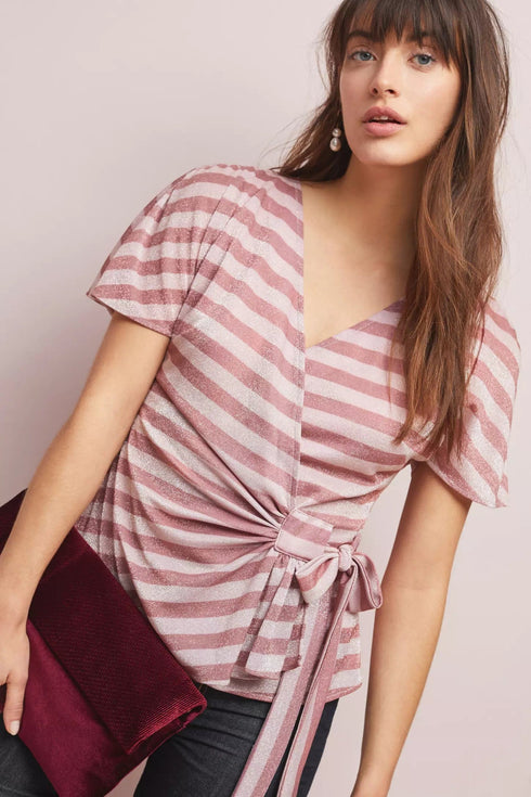 Sweetwater Top - Metallic Stripe