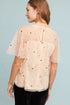 Tiered Pink Top - Polka Dot