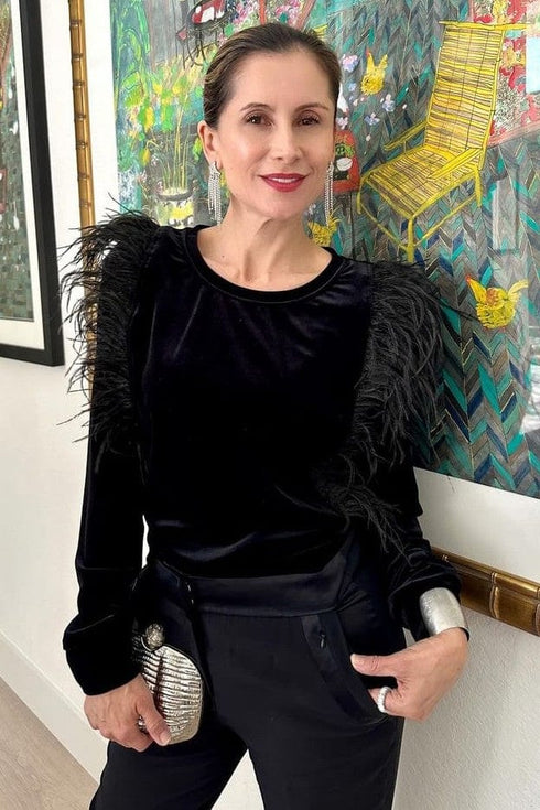 Tinley Top – Black Velvet