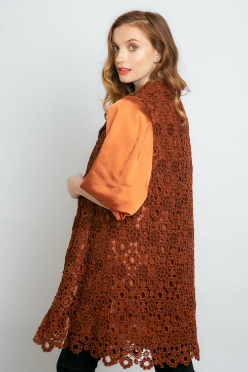 Verdi Vest – Sumatra Lace