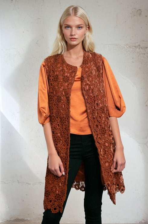 Verdi Vest – Sumatra Lace