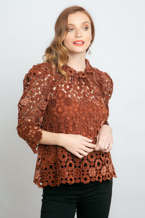 Watson Blouse - Sumatra Lace