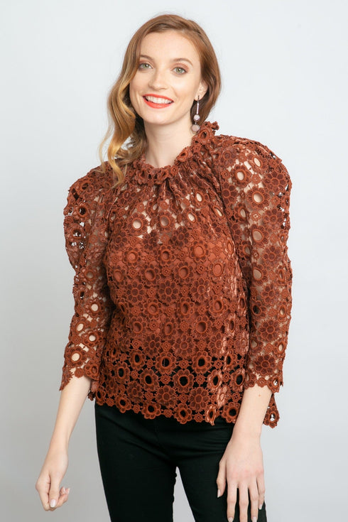 Watson Blouse - Sumatra Lace