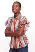 Berenice Top - Fiesta Stripe
