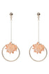 Apricot Starburst Drop Earrings