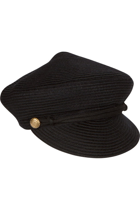 Black Benton Straw Hat