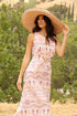 Oversized Floppy Brim Sun Hat – Blush Pink