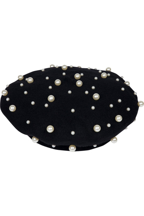 Pearl Beret Hat