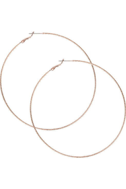 Rose Gold Hoops