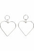 Silver Heart Earring