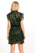 Callas Mini Dress - Christmas Green