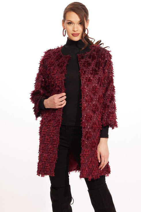 Car Coat – Sangria Fizz