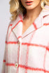 Strawberry Plaid Coat