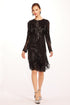 Analetta Dress - Black Fringe