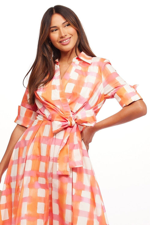 Arma Dress - Morning Plaid