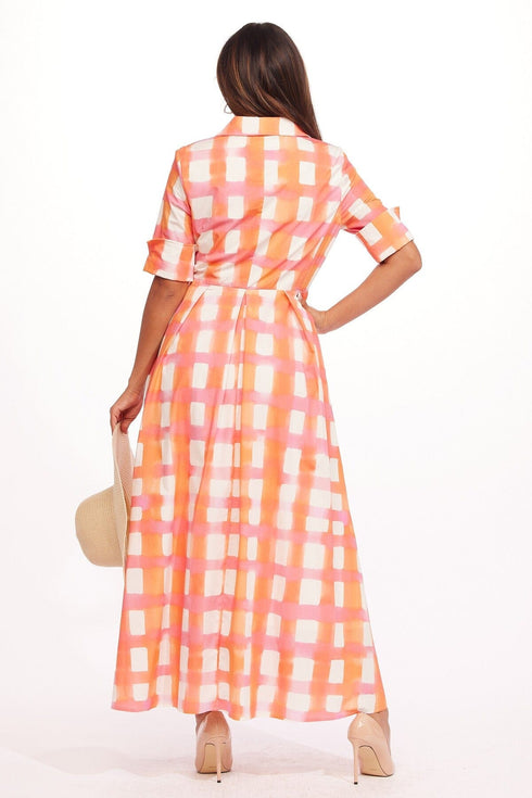 Arma Dress - Morning Plaid