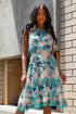 Baba Dress - Teal Lace