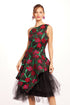 Basque Dress - Roses and Thorns