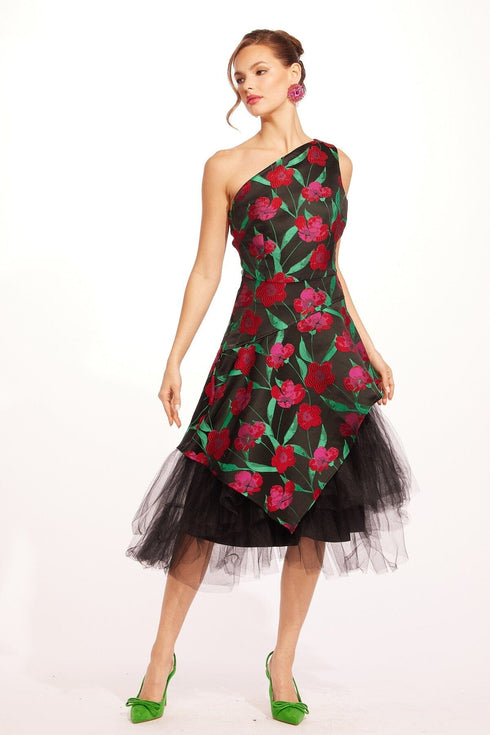 Basque Dress - Roses and Thorns