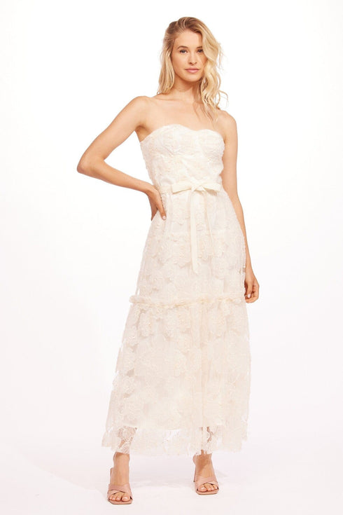 Bertina Dress - Carmel Cream