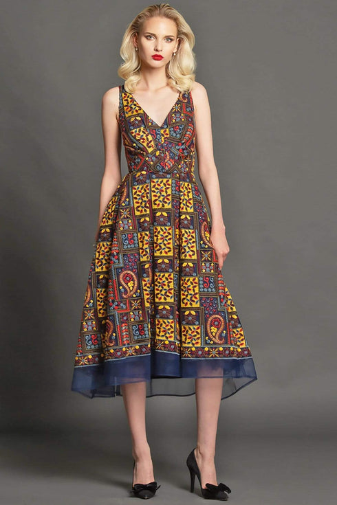 Charlotte Dress in Florika Paisley