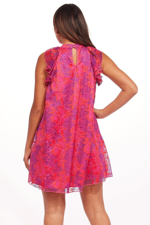 Claudette Dress - Pink Fantasy