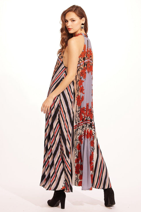 Colette Pleated Maxi Dress - Arabesque