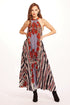 Colette Pleated Maxi Dress - Arabesque