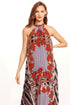 Colette Pleated Maxi Dress - Arabesque