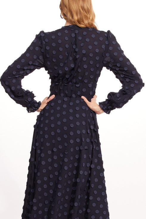 Danielle Dress – Sapphire Dots