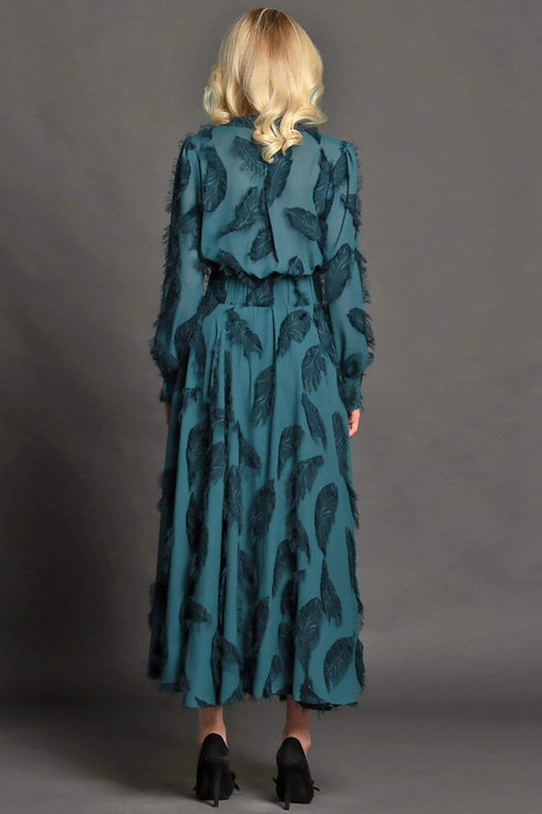 Danielle Dress - Teal Feather