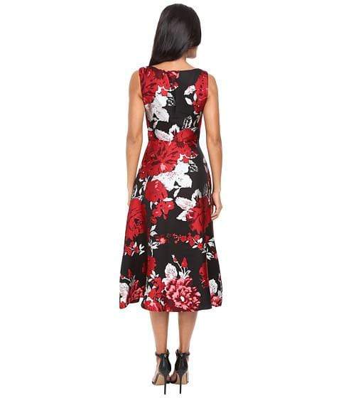 Devora Dress - Crimson Bloom