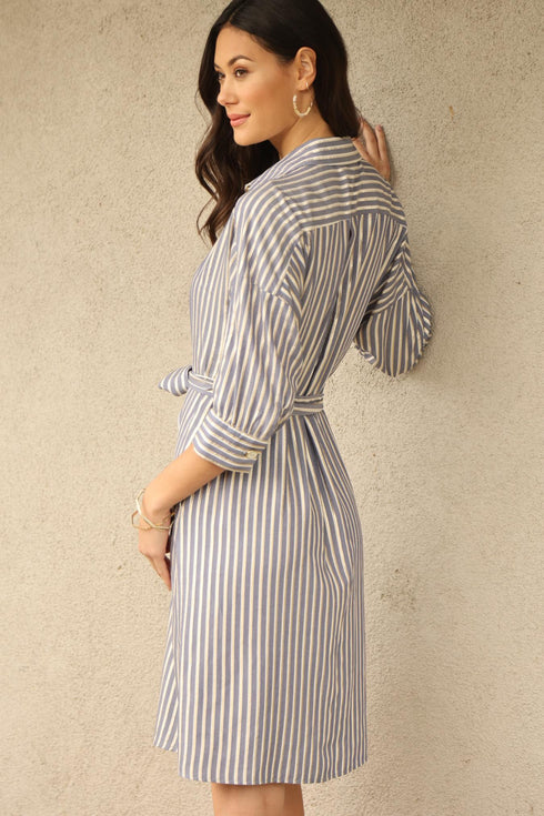 Edeline Dress – Gibson Stripe