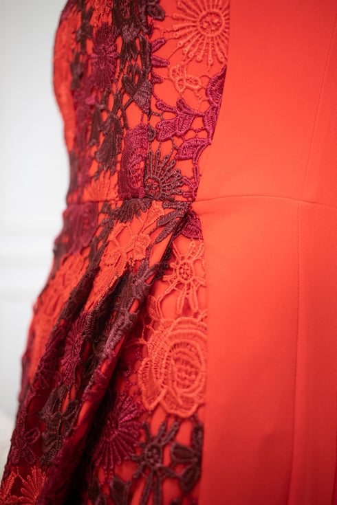 Emmerson Dress - Venetian Red