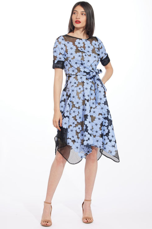 Ezra Dress- Daisy Blue