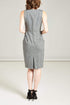 Flocked Scallop Cato Sheath Dress