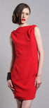 Gazelle Open Back Dress- Red Rooster