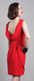 Gazelle Open Back Dress- Red Rooster